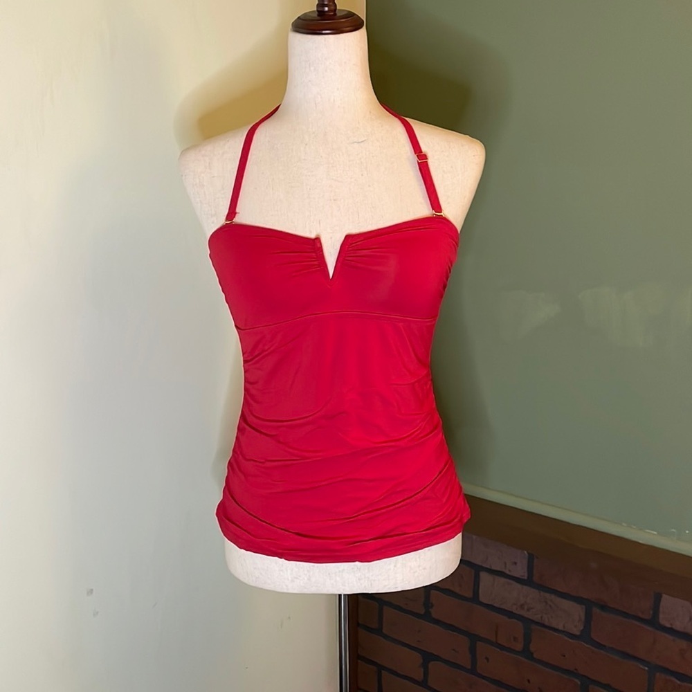 4 Lands End Tankini Swim Top A06 6523